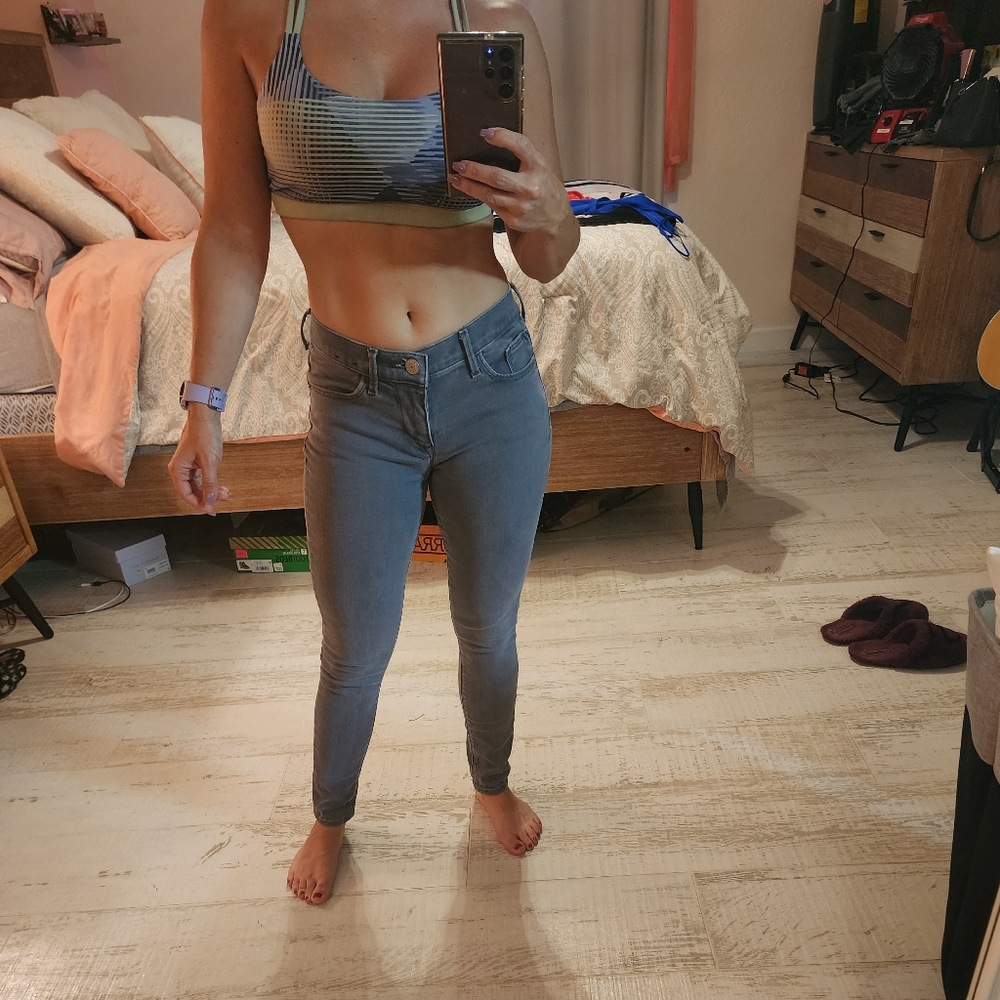 Express jeans. Gray.